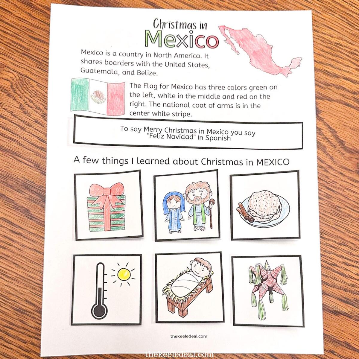 Christmas In Mexico Activities Symbols And Food Free Printable The Keele Deal