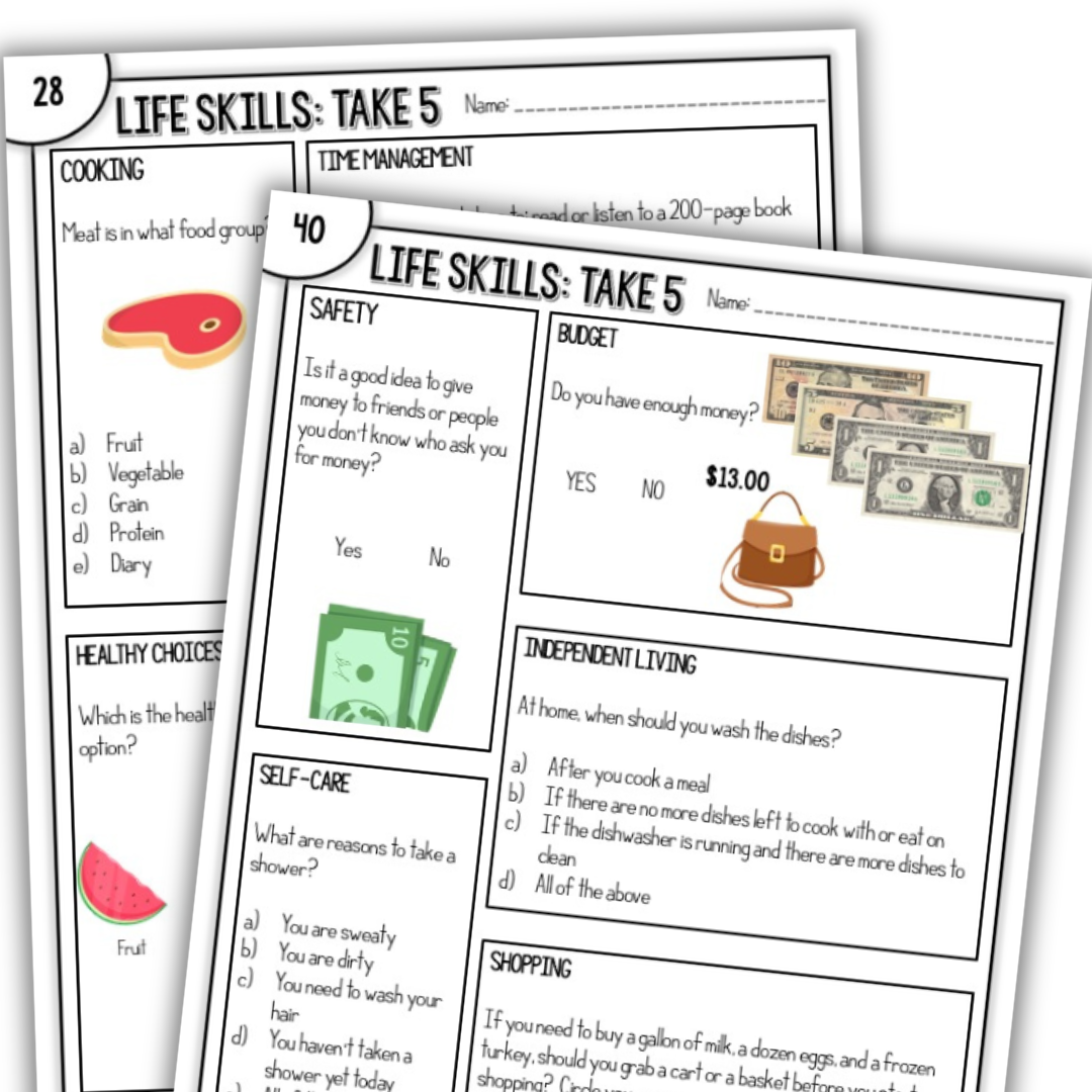 Cooking Skills Worksheets For Students With Special Needs Cooking Skills Worksheets For Students With Special Needs