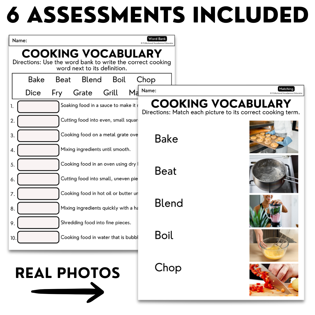Cooking Vocabulary Life Skills Word Of The Day Level 2 Functional Terms Classful Cooking Vocabulary Life Skills Word Of The Day Level 2 Functional Terms Classful
