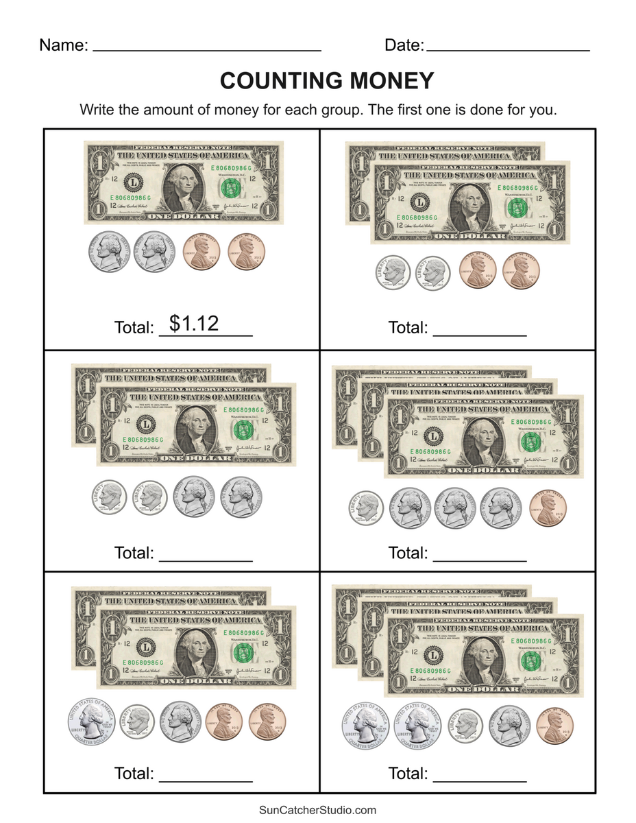 Counting Money Worksheets Money Math Free Printables Lettering SVG Files Tools Apps Counting Money Worksheets Money Math Free Printables Lettering SVG Files Tools Apps