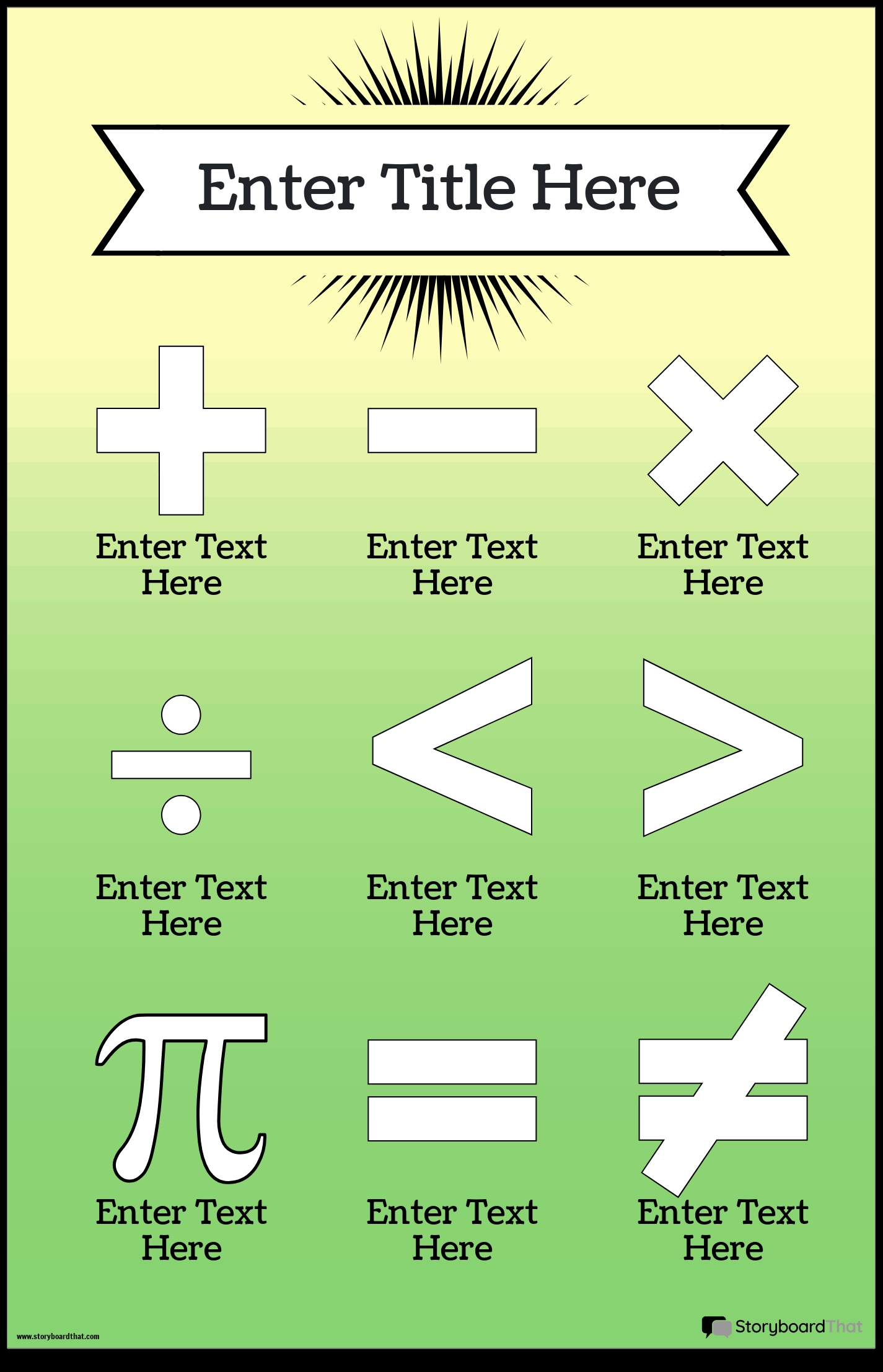 Create Engaging Math Posters With Storyboard That In 2025 Create Engaging Math Posters With Storyboard That In 2025