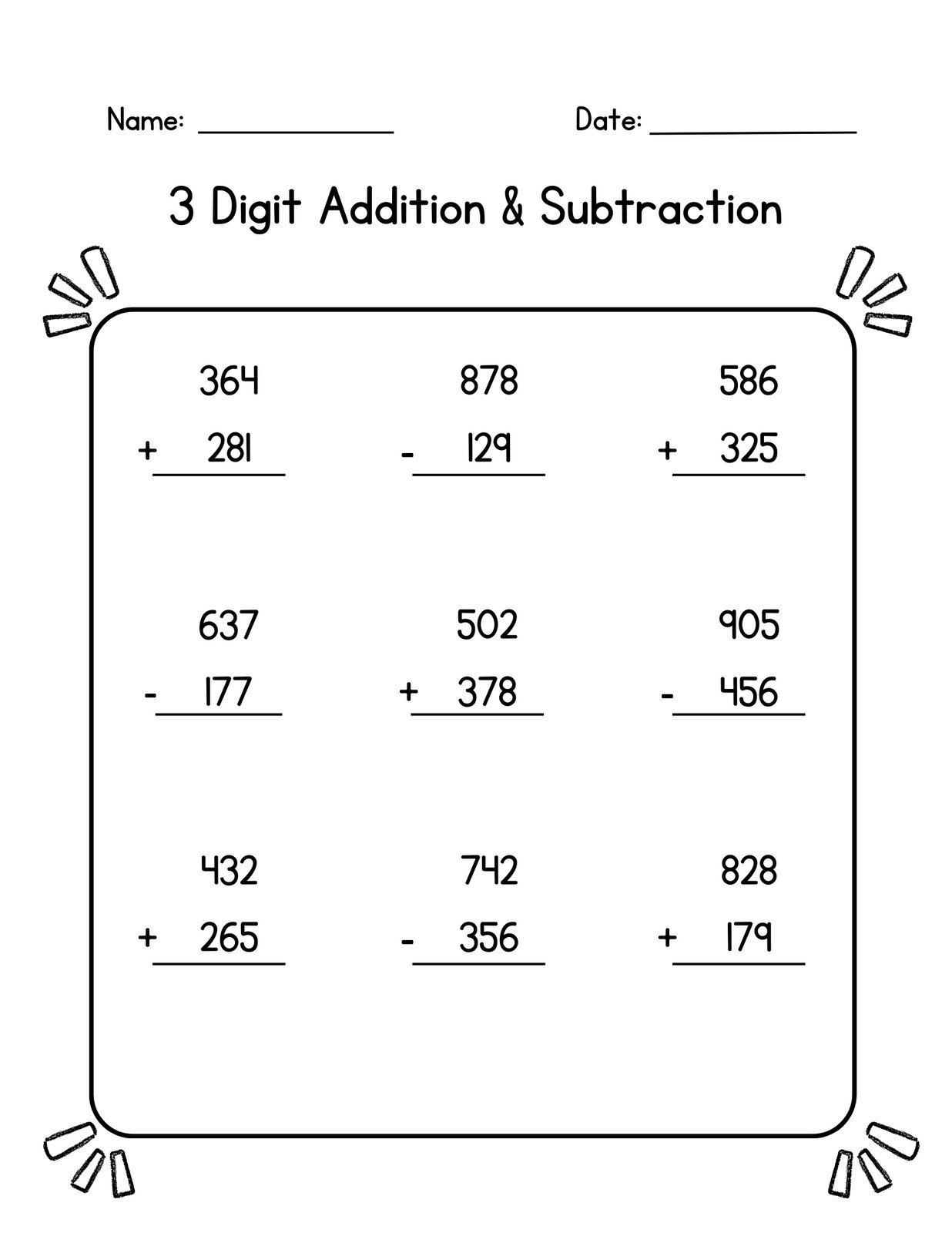 Customize 1 657 3rd Grade Worksheets Templates Online Canva