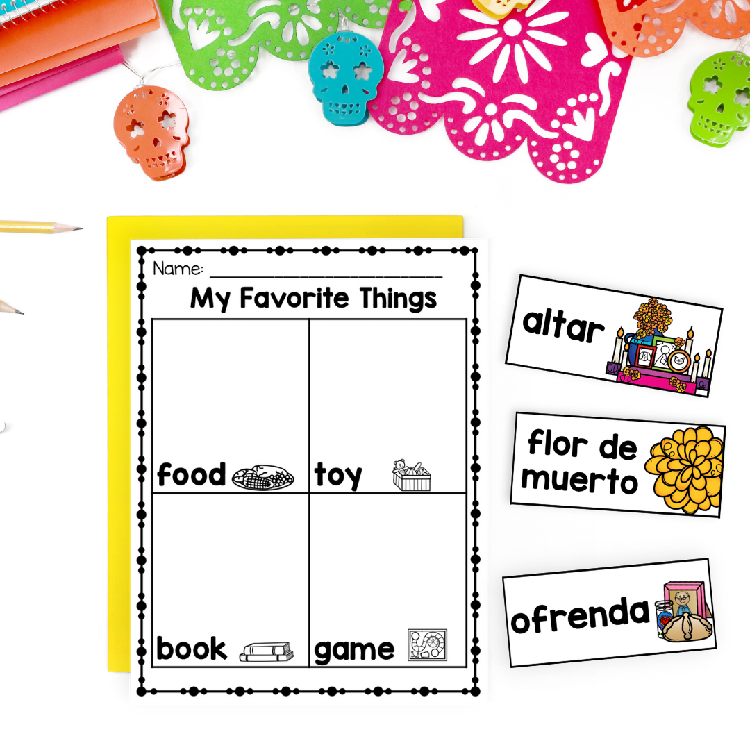 Dia De Los Muertos Kindergarten Worksheets Mrs B S Beehive