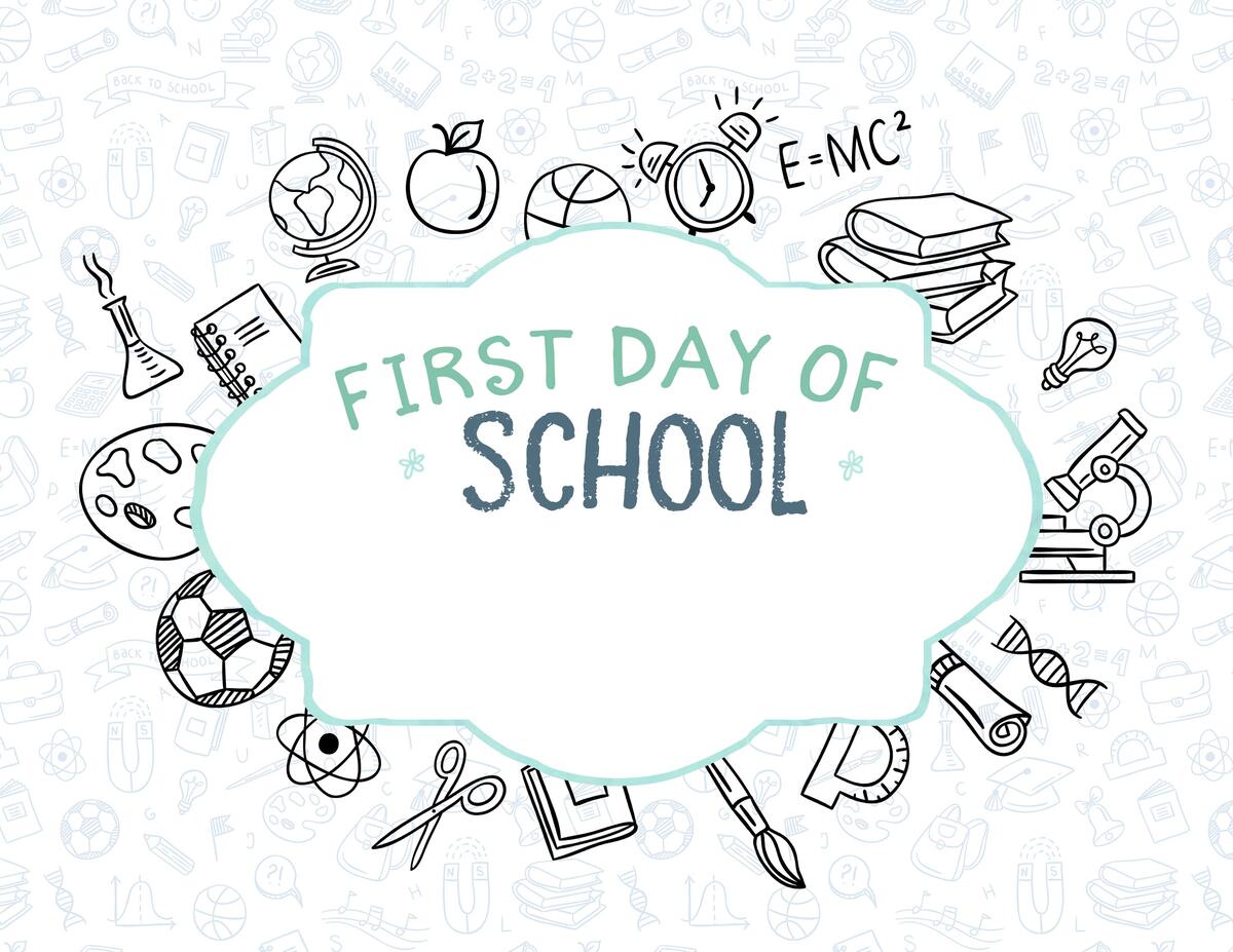DIY Dry Erase First Day Of School Signs Our Handcrafted Life DIY Dry Erase First Day Of School Signs Our Handcrafted Life
