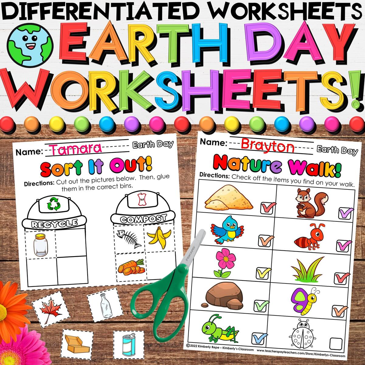 Earth Day And Recycling Worksheet Activities For Math Literacy Science And Social Etsy Earth Day And Recycling Worksheet Activities For Math Literacy Science And Social Etsy
