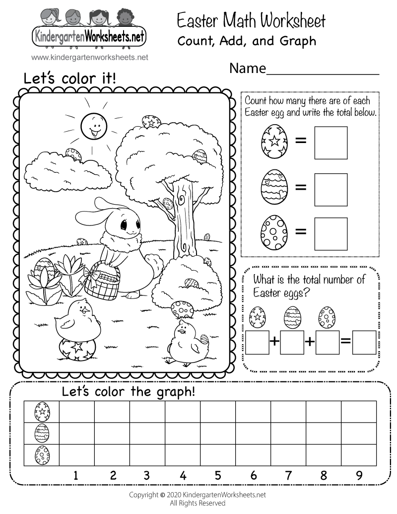 Easter Math Worksheet Free Printable Digital PDF Easter Math And Literacy Worksheets Made By Teachers