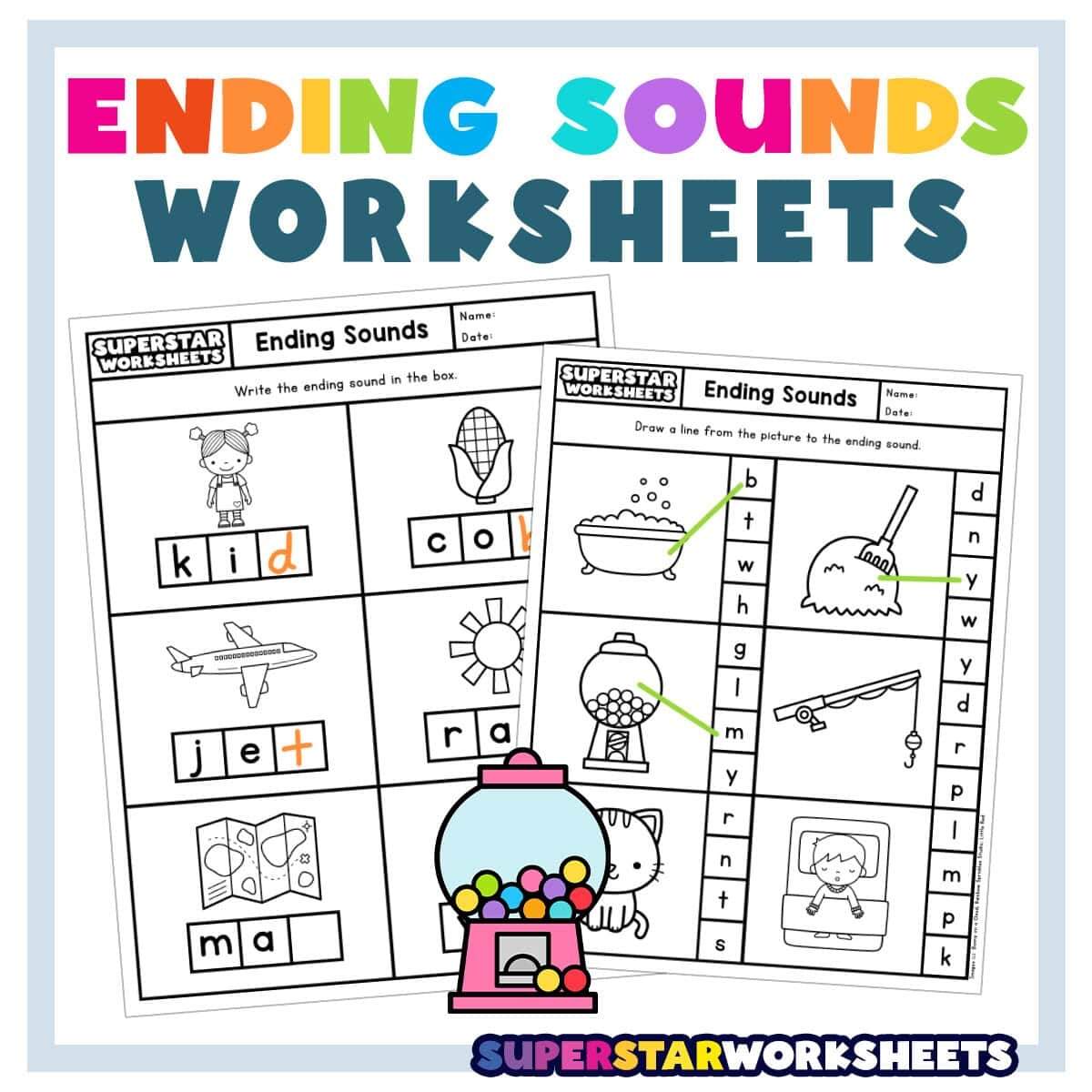 Ending Sounds Worksheets Superstar Worksheets Ending Sounds Worksheets Superstar Worksheets
