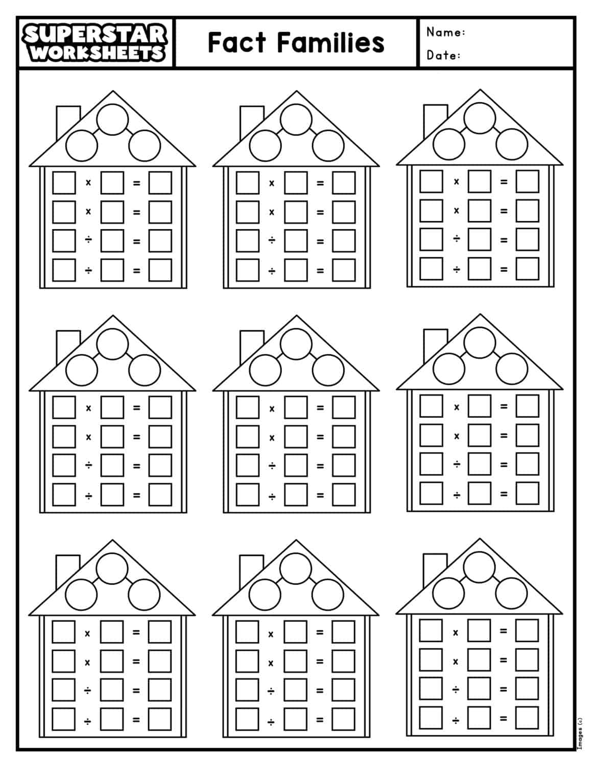 Fact Family Worksheets Worksheets Library Worksheets Library