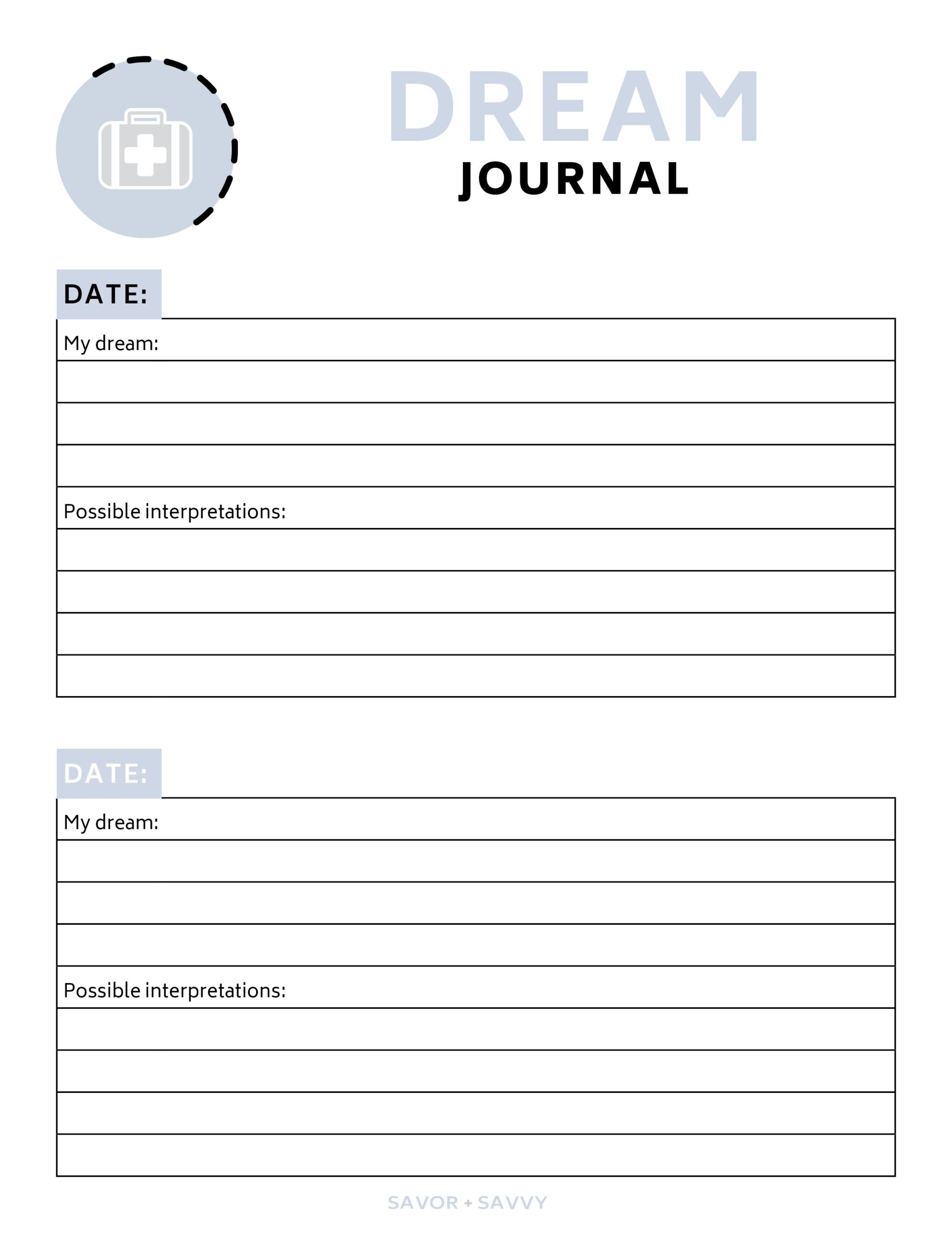 Free 4 Page Medical Binder Printable Savor Savvy