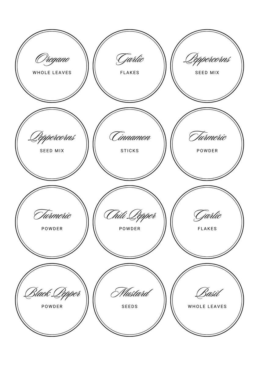 Free And Customizable Circle Sticker Templates