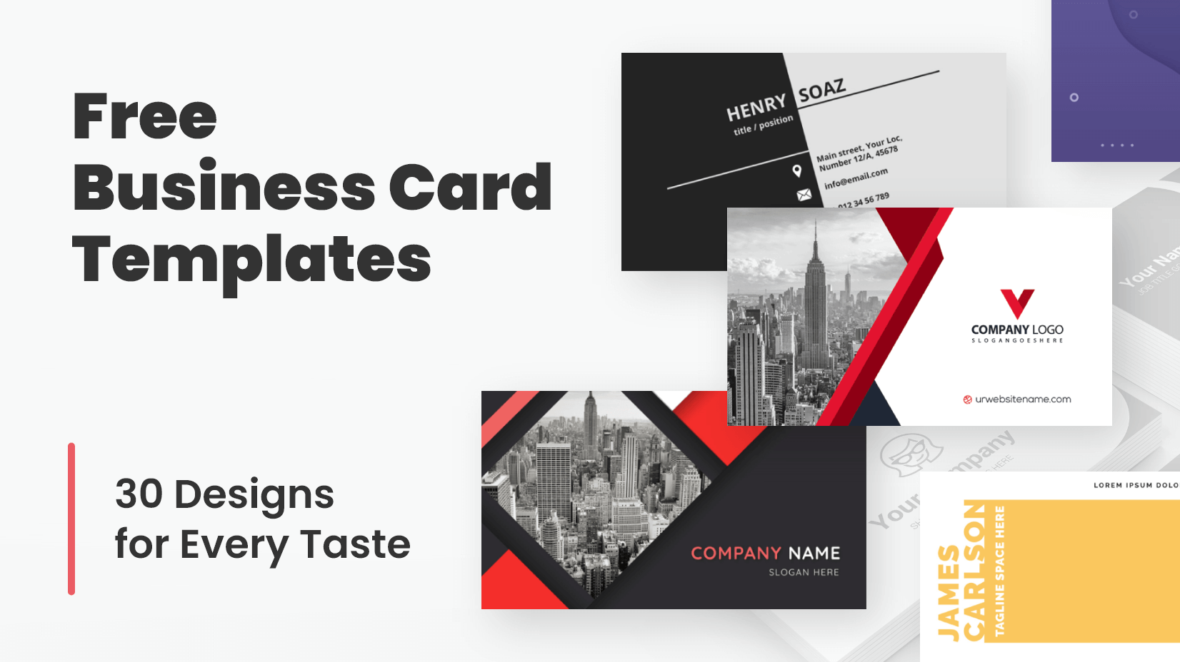 Free Business Card Maker Design Business Cards Online