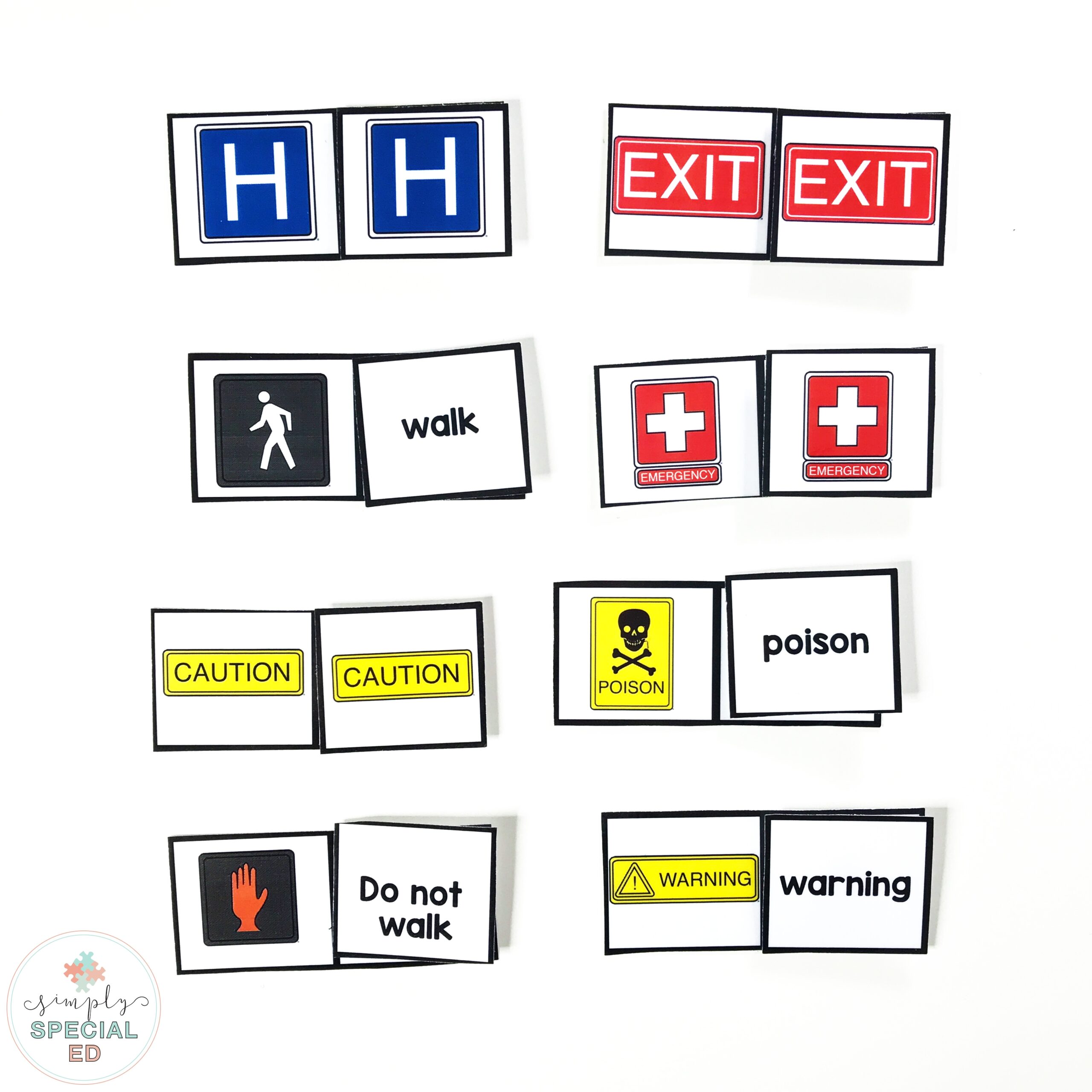 Free Community Signs Task Box Simply Special Ed Free Community Signs Task Box Simply Special Ed