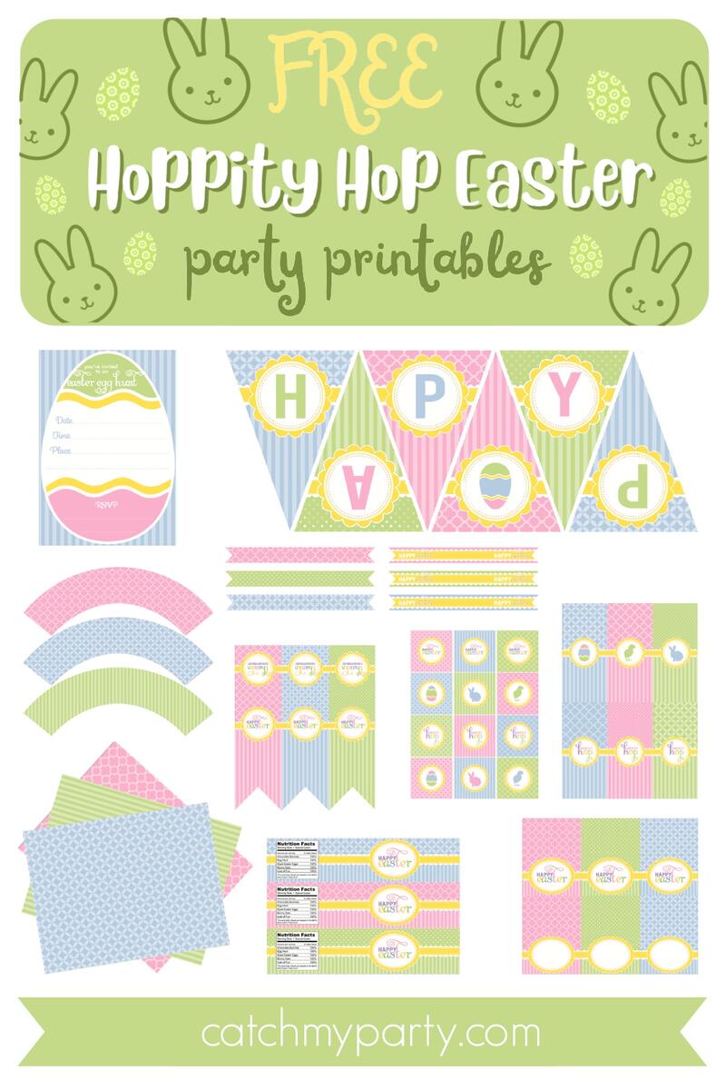 Colorful Easter Decorations And Free Printable Art A Kailo Chic Life