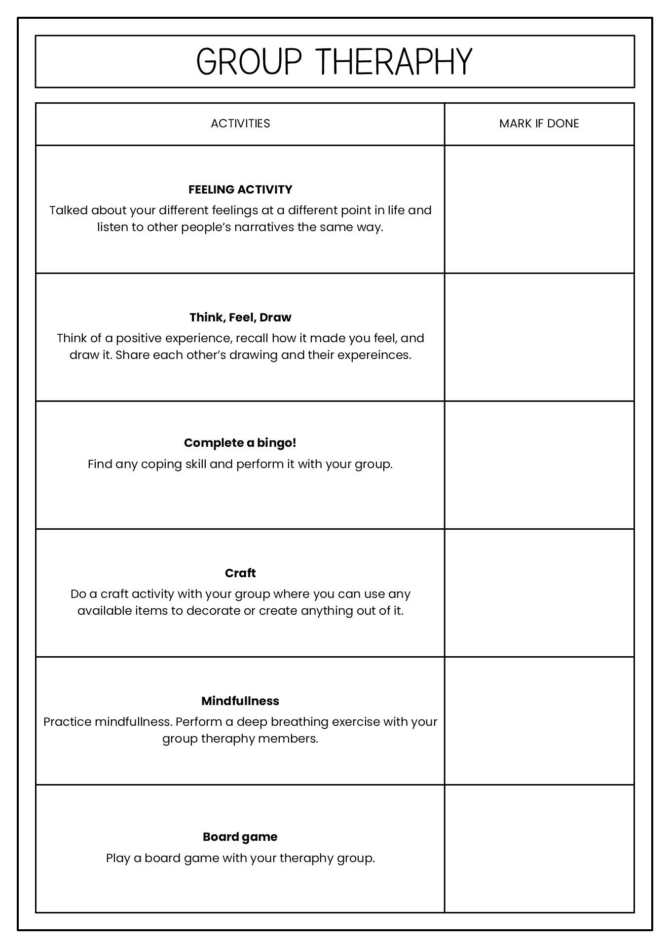Free Mental Health Group Worksheet Download Free Mental Health Group Worksheet Png Images Free Worksheets On Clipart Library