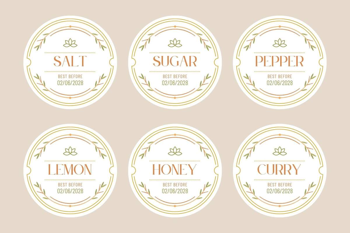 Free Printable And Customizable Kitchen Label Templates Canva Free Printable And Customizable Kitchen Label Templates Canva