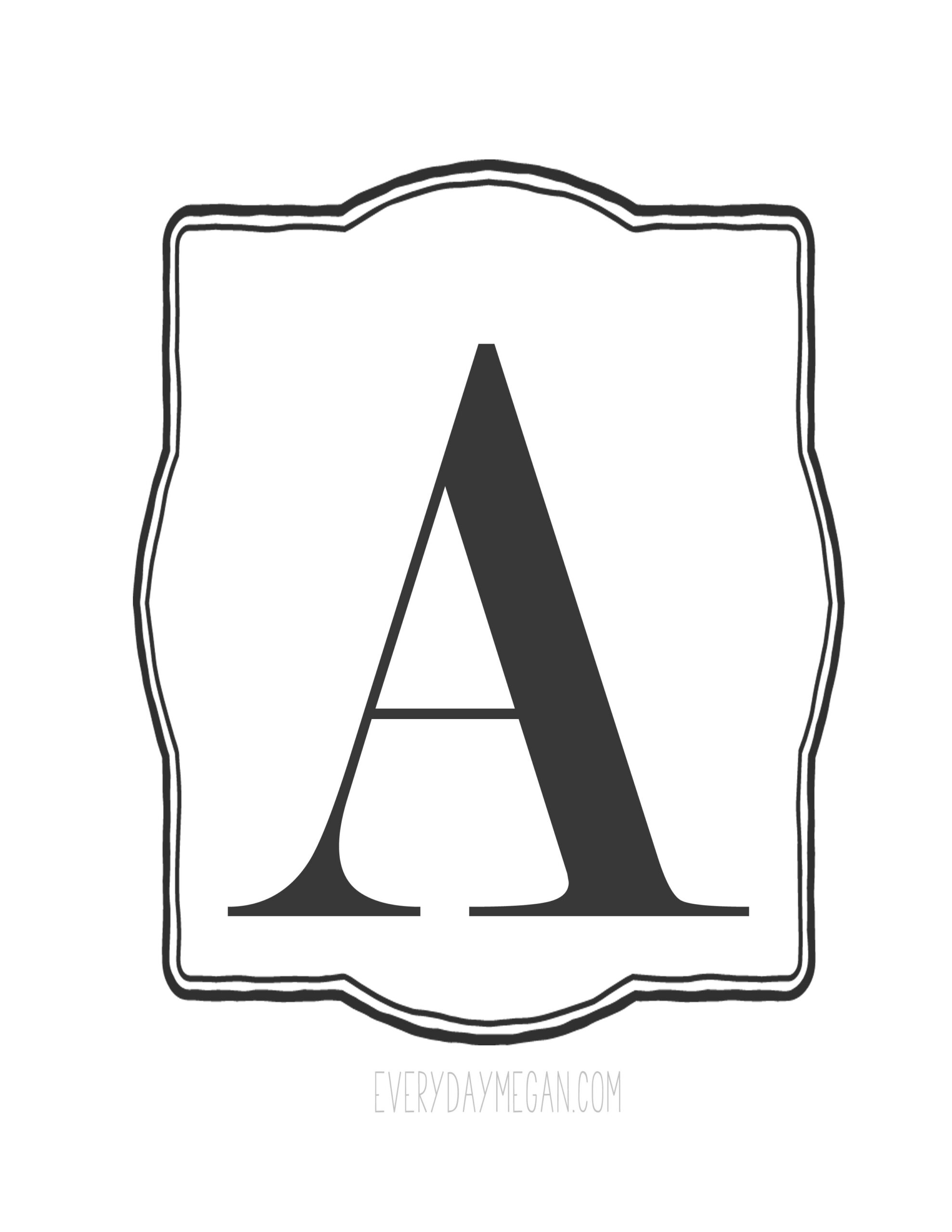 Free Printable Banner Letters Make Your Own Banner Free Printable Banner Letters Make Your Own Banner