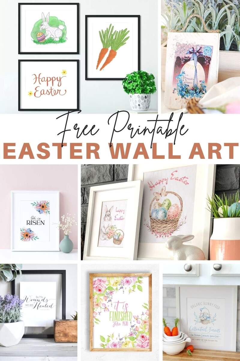 Free Printable Easter Wall Art 20 Gorgeous Prints Shabbyfufu