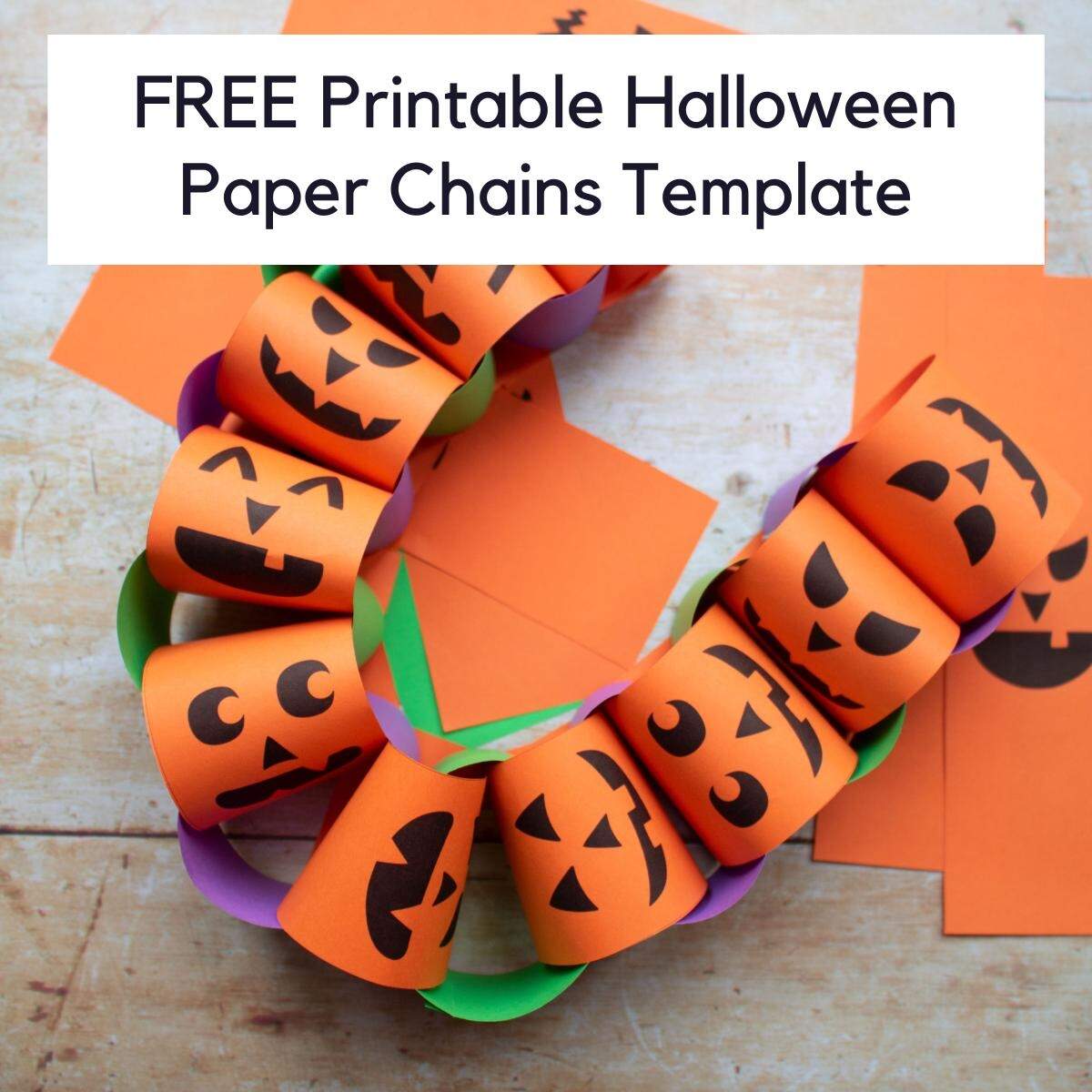 FREE Printable Halloween Paper Chains Rainy Day Mum FREE Printable Halloween Paper Chains Rainy Day Mum