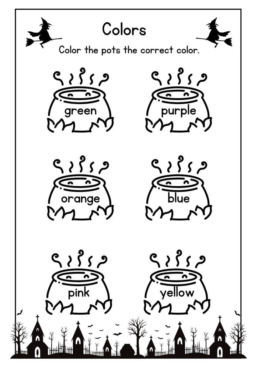 Free Printable Halloween Worksheet Templates To Edit Canva Halloween Activity Printables Count It And More Printables 4 Mom