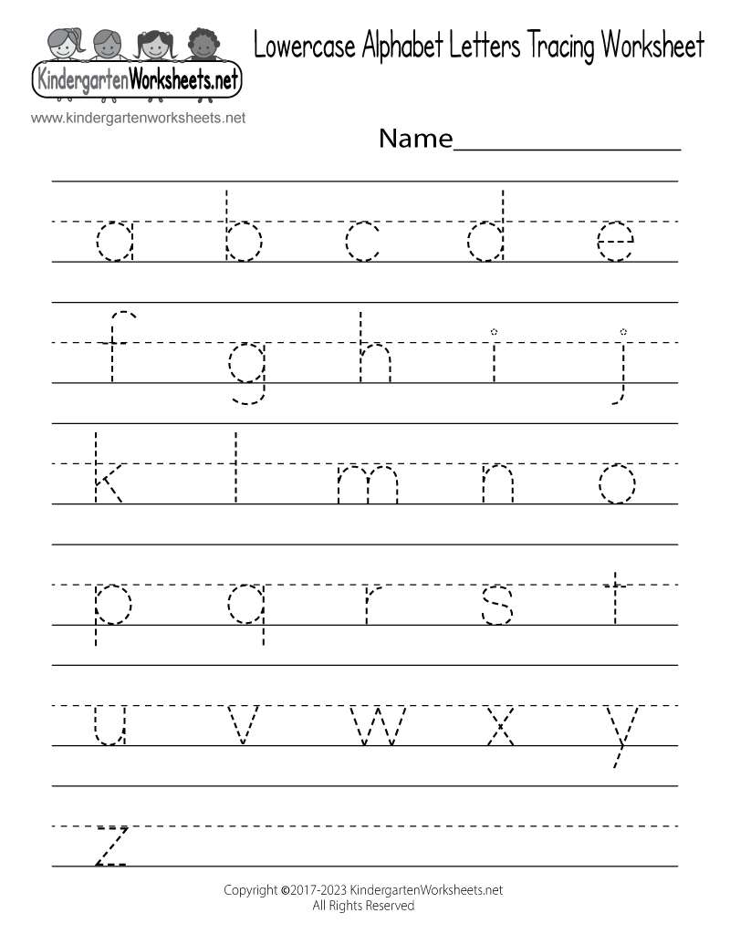 Lowercase Letter Tracing Worksheets Free Printables Doozy Moo