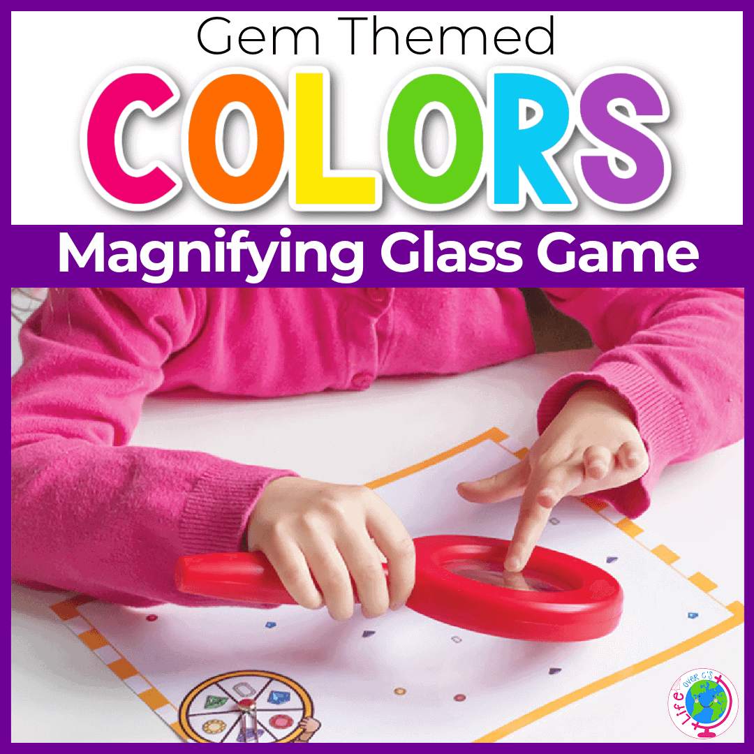 Free Printable Magnifying Glass Color Game For Preschoolers