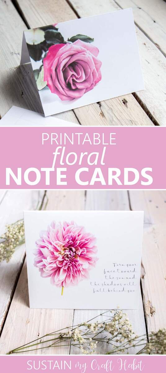 Free Printable Pink Floral Greeting Cards Sustain My Craft Habit Free Printable Pink Floral Greeting Cards Sustain My Craft Habit