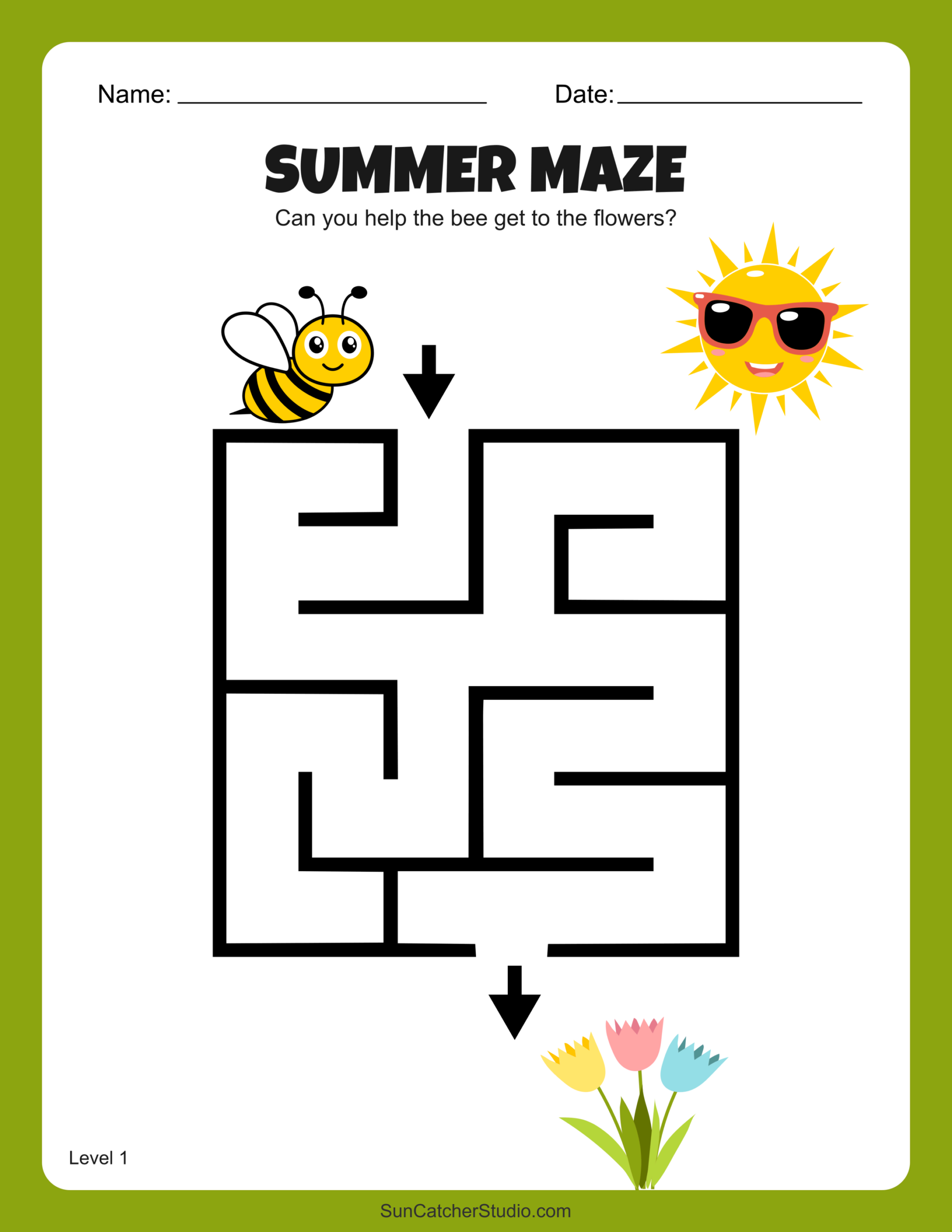 Easy Mazes Printable Mazes For Kids Best Coloring Pages For Kids