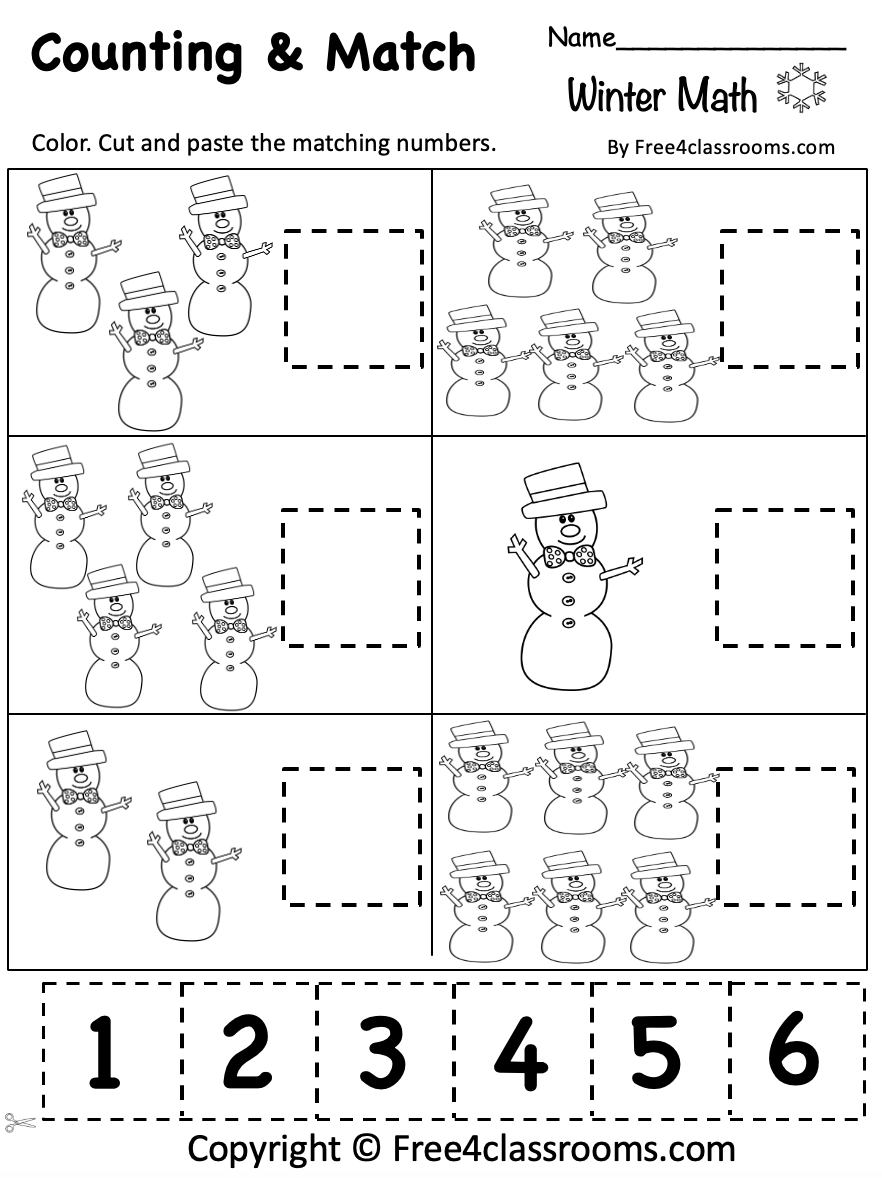 Winter Dot Painting Free Printable The Resourceful Mama