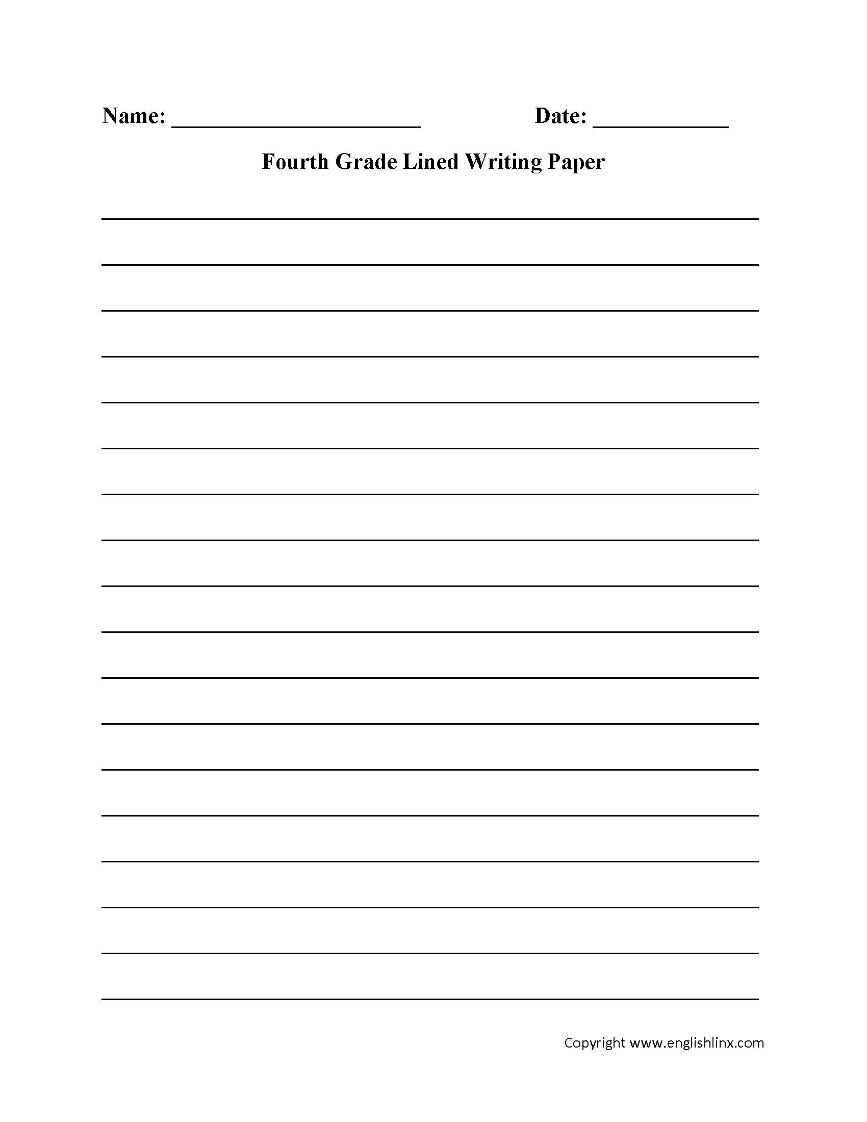 Free Printable Writing Paper For 3rd Grade Download Free Printable Writing Paper For 3rd Grade Png Images Free Worksheets On Clipart Library