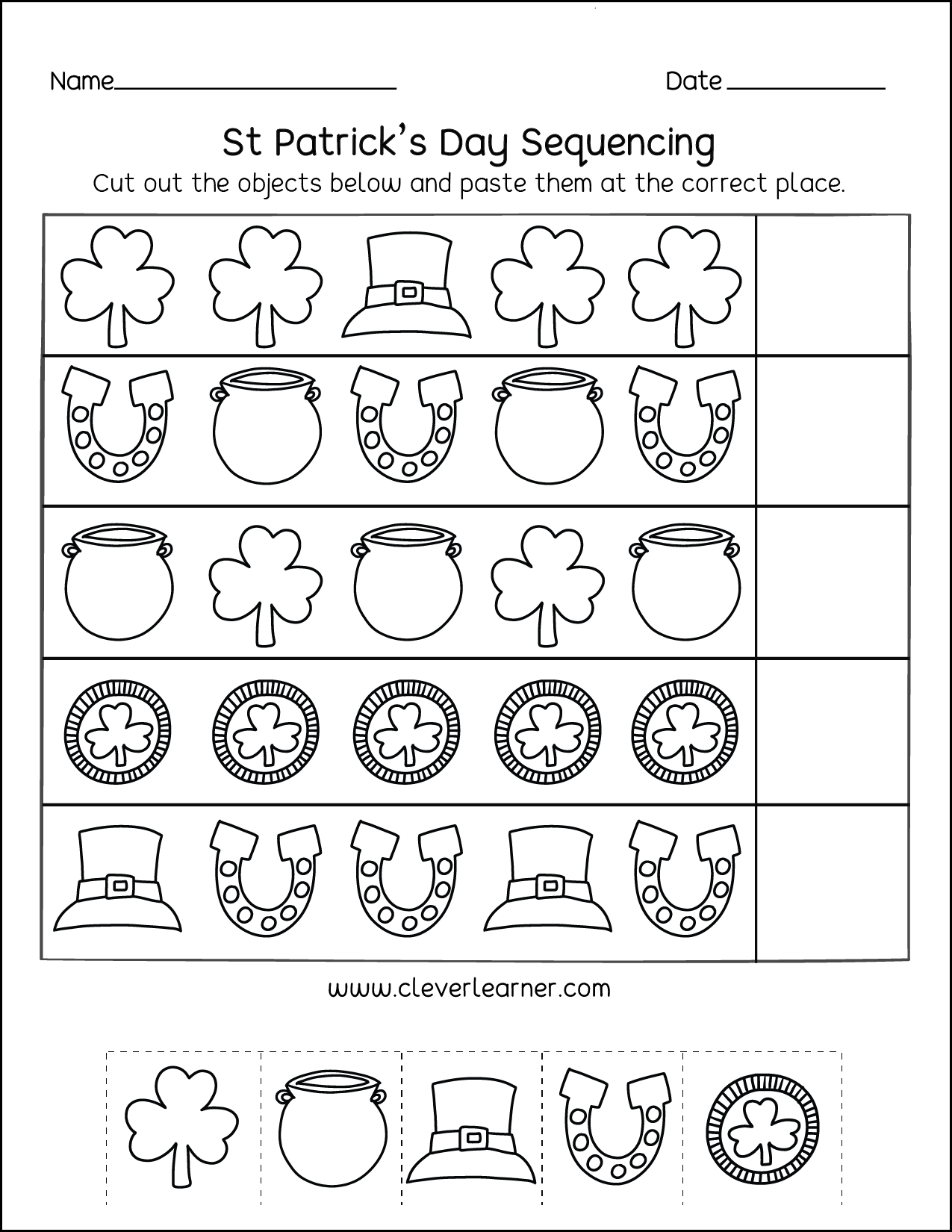 Free Saint Patrick Day Worksheet Kindergarten Download Free Saint Patrick Day Worksheet Kindergarten Png Images Free Worksheets On Clipart Library