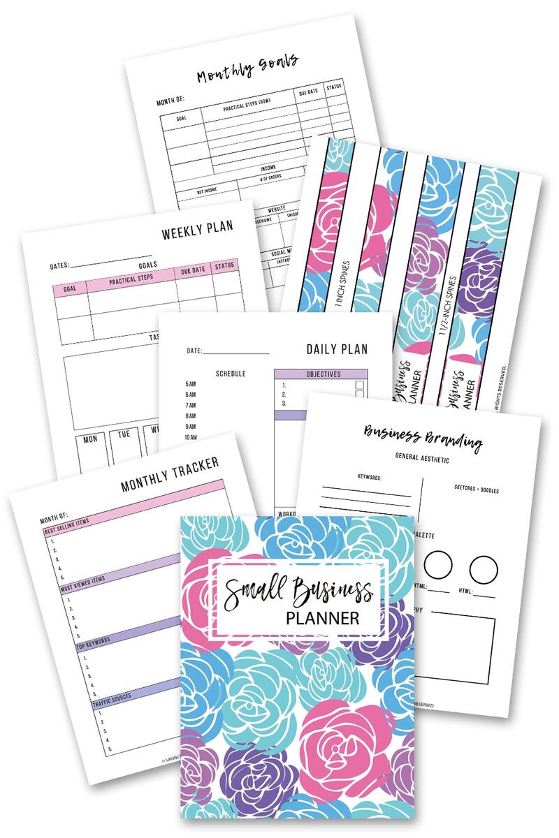 Free Small Business Planner Sarah Titus
