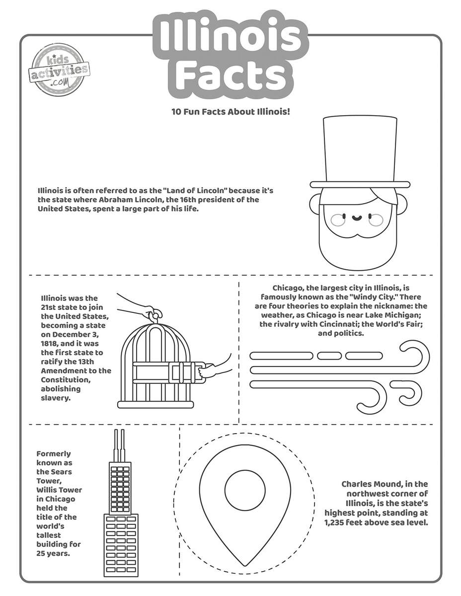 Fun Facts About Illinois For Kids Kids Activities Blog