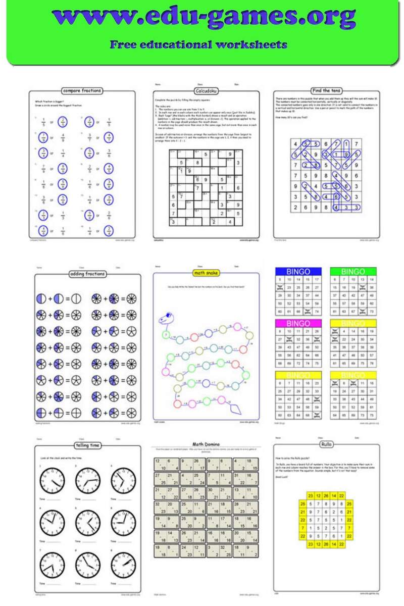 Printable Math Games Worksheets By Storyboard That In 2025