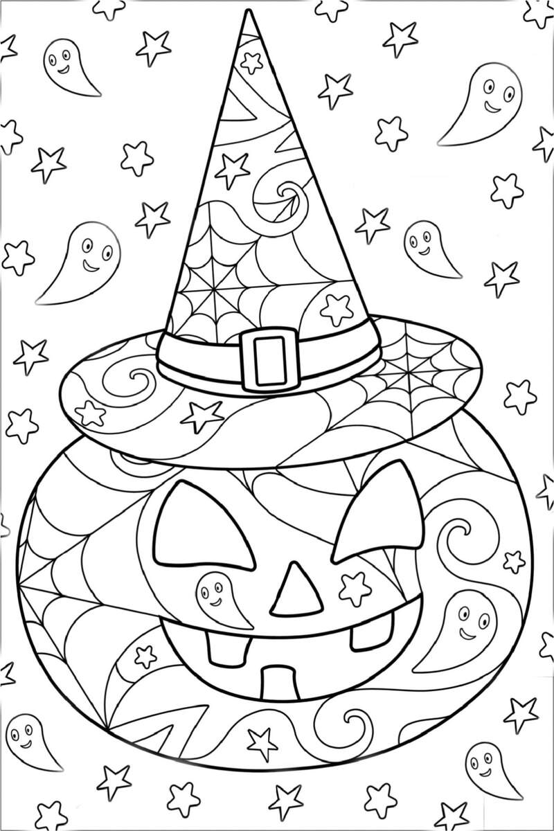 Get 13 Jack O Lantern Coloring Pages Free Halloween Printables 51 Halloween Coloring Pages Free PDF Printables Smooth Draw