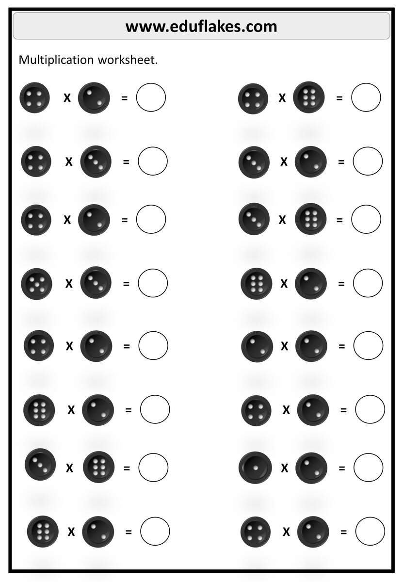 Grade 1 Multiplication Worksheets Free PDF Printable Eduflakes Grade 1 Multiplication Worksheets Free PDF Printable Eduflakes