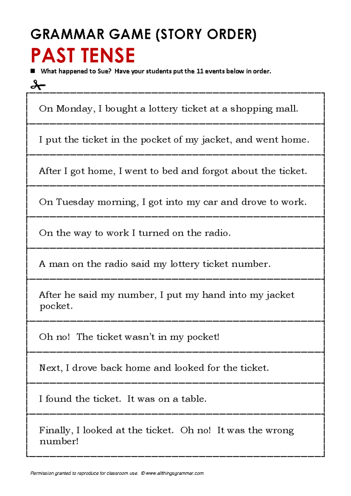 English For Kids Step By Step Simple Past Tense Reading Comprehension