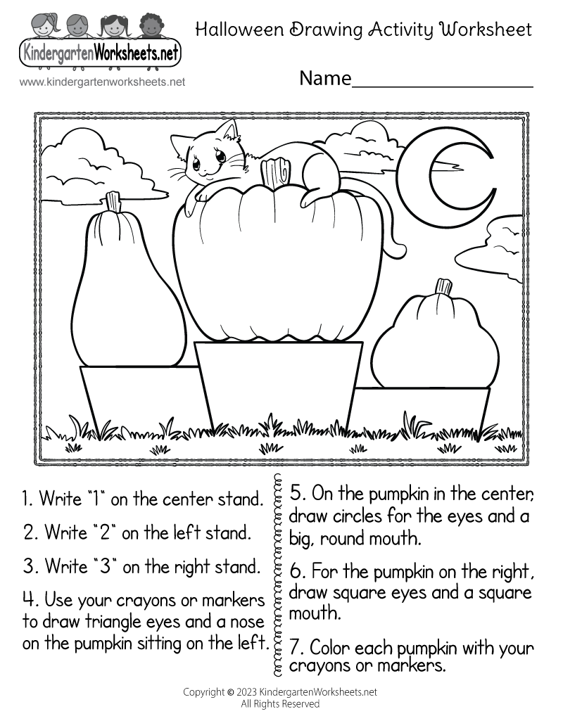 50 Free Nursery Drawing Worksheets A To Z Worksheet