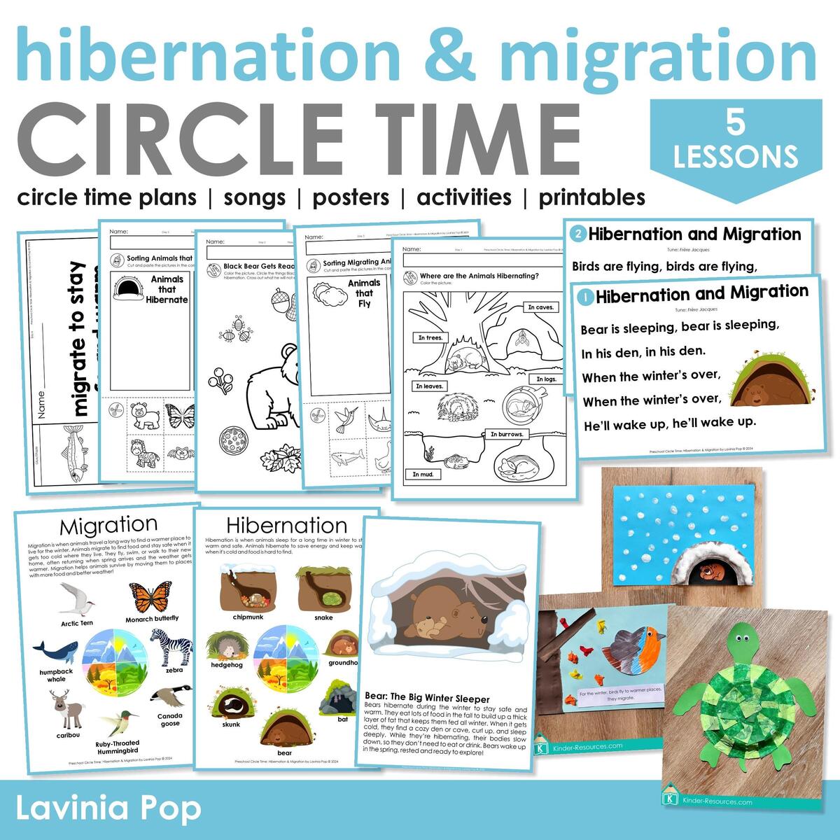 Animal Adaptations And Migration Activities Crafts And Videos For Your Animals In Winter Unit