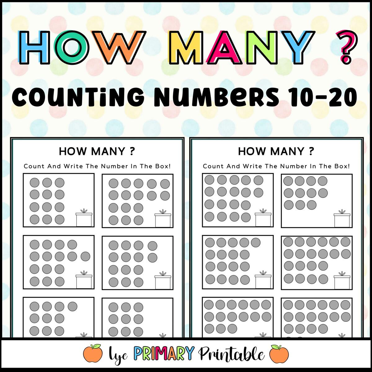 How Many Counting Numbers 10 20 With Printable Math Worksheets Made By Teachers How Many Counting Numbers 10 20 With Printable Math Worksheets Made By Teachers