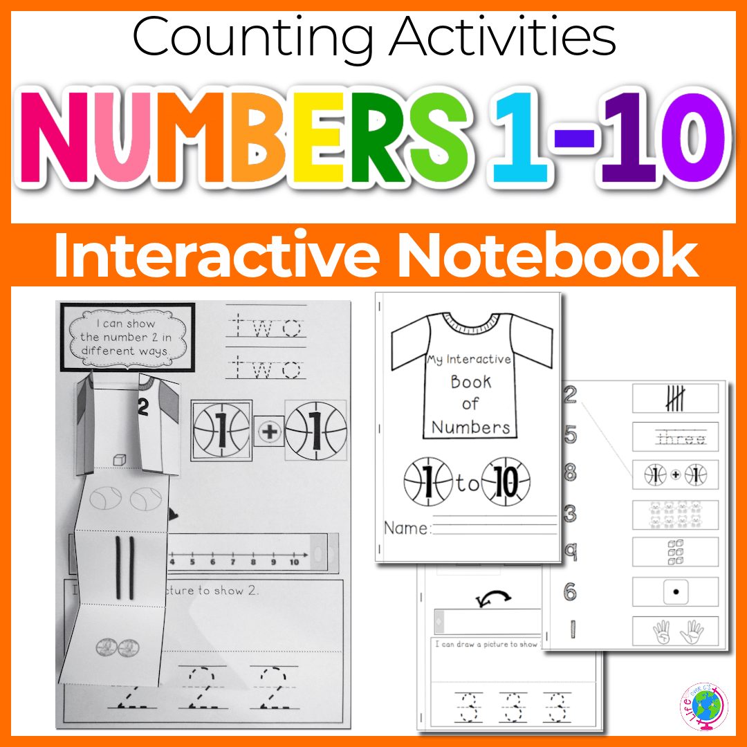 Interactive Math Notebook For Numbers 1 10 Life Over C s