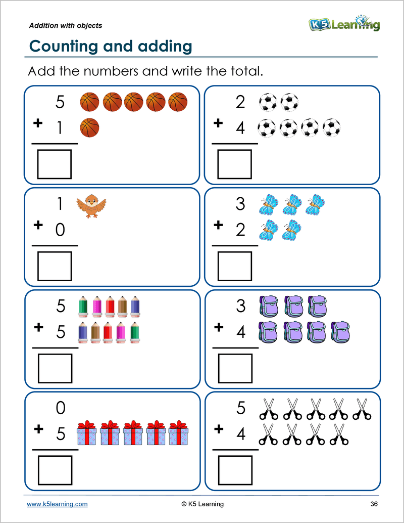 Kindergarten Add And Subtract Workbook K5 Bookstore Kindergarten Math Worksheets Addition And Subtraction Practice Made By Teachers