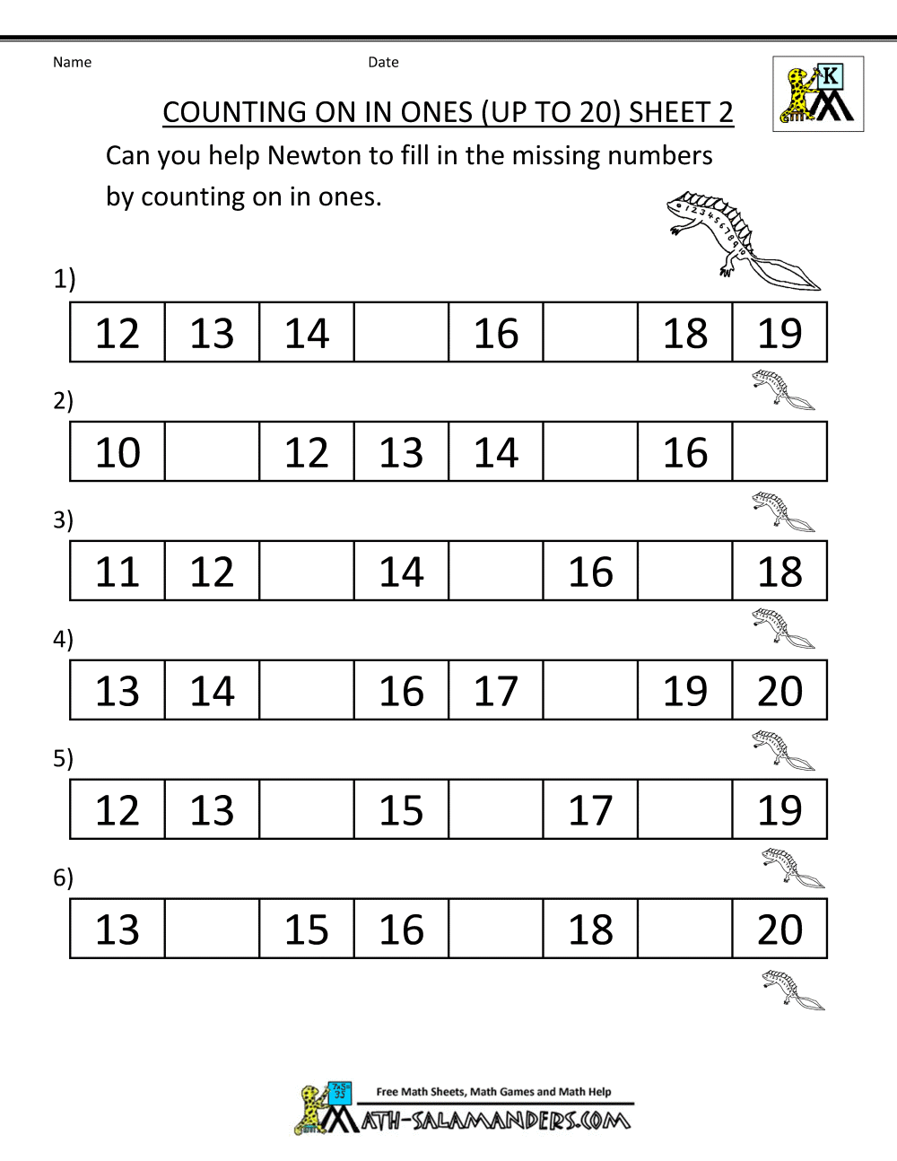Kindergarten Counting Worksheets Sequencing To 25 Sequencing To 10 Worksheets