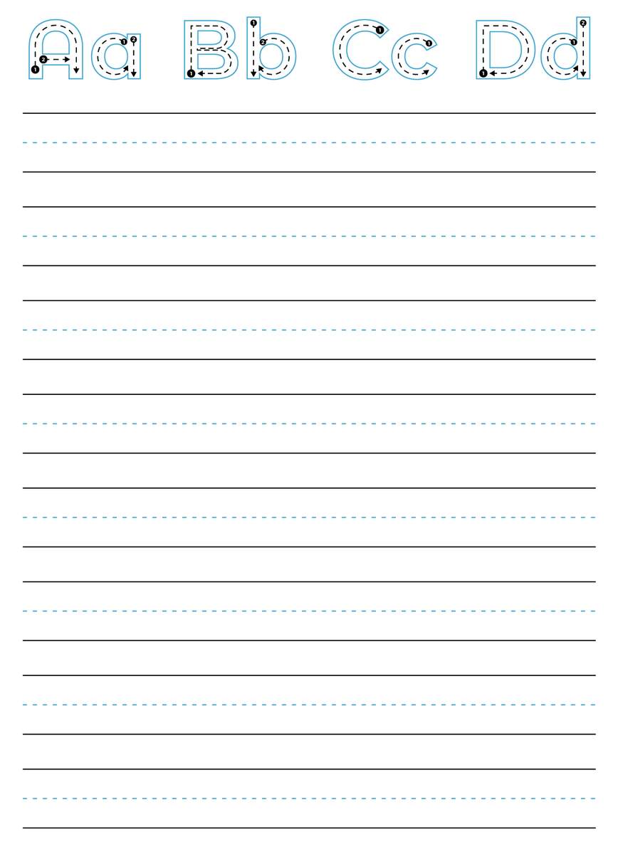 Kindergarten Lined Paper Free Google Docs Template Gdoc Io