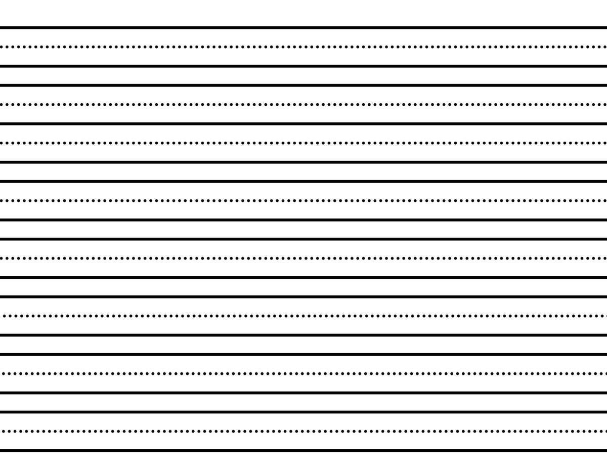 Kindergarten Lined Paper Kindergarten Writing Paper Preschool Writing Paper Preschool Lined Paper Writing Practice Etsy