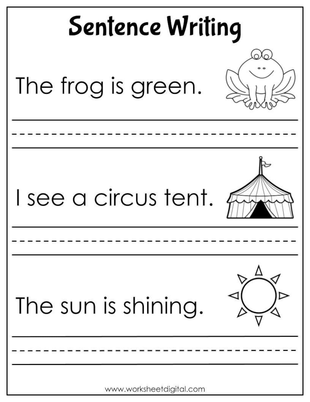 Kindergarten Writing Sentences Worksheets Worksheets Library Worksheets Library Kindergarten Writing Sentences Worksheets Worksheets Library Worksheets Library