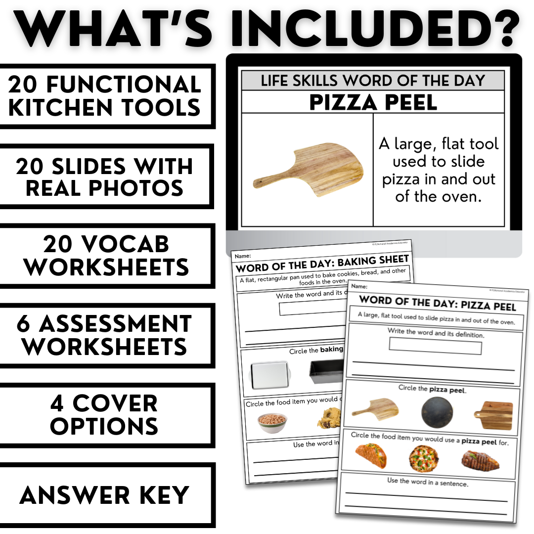 Kitchen Tools Unit 2 Life Skills Word Of The Day Level 2 Functional Terms Classful Kitchen Tools Unit 2 Life Skills Word Of The Day Level 2 Functional Terms Classful