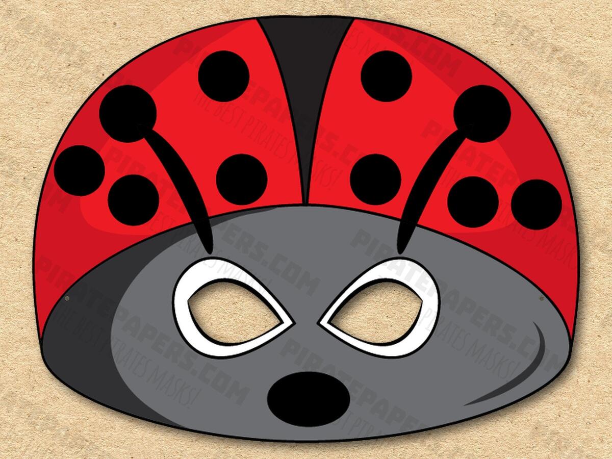 Ladybird Mask Printable Paper DIY For Kids And Adults PDF Template Instant Download For Birthdays Halloween Party Costumes Etsy Ladybird Mask Printable Paper DIY For Kids And Adults PDF Template Instant Download For Birthdays Halloween Party Costumes Etsy