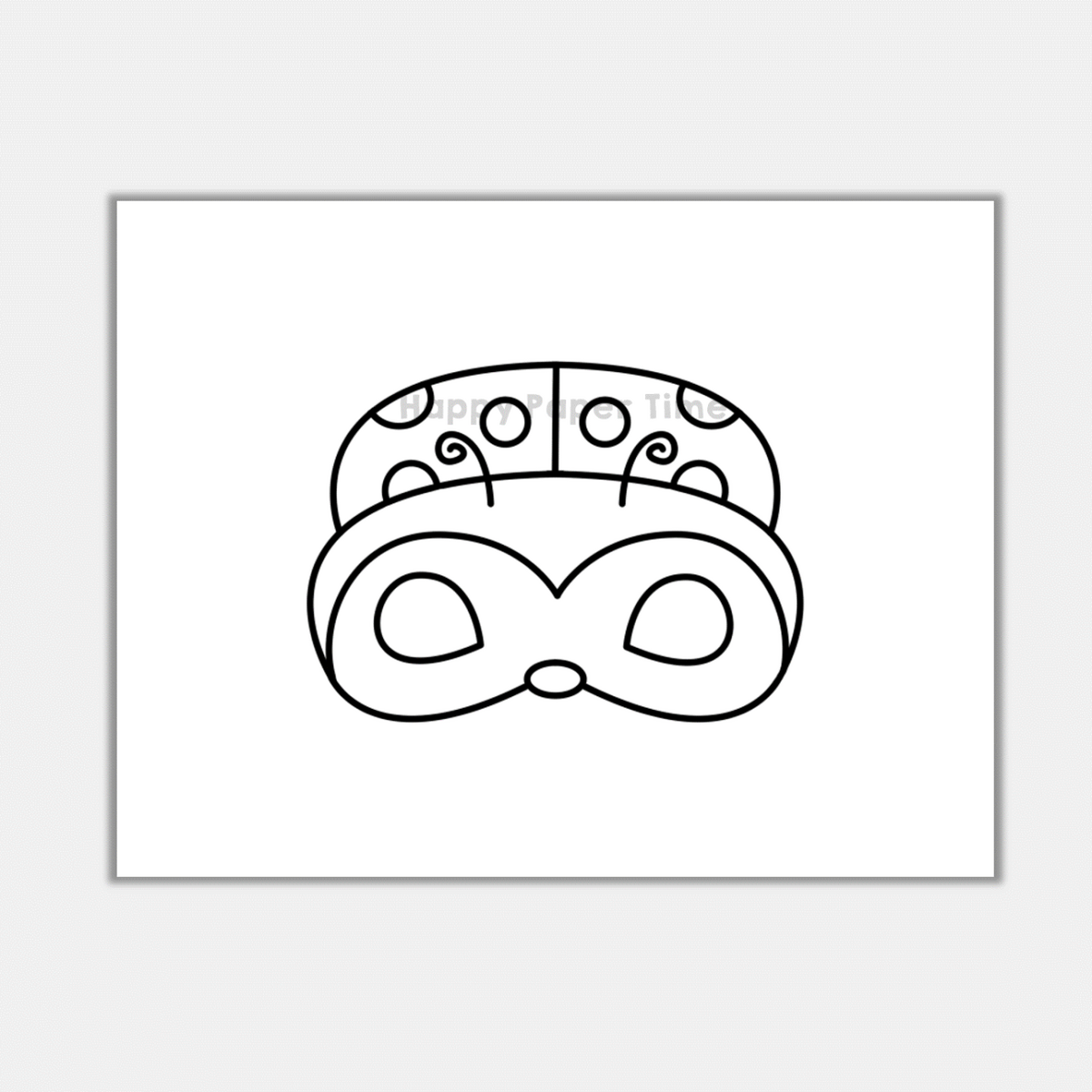 Ladybug Paper Mask Printable Insect Coloring Craft Activity Template Made By Teachers Ladybug Paper Mask Printable Insect Coloring Craft Activity Template Made By Teachers
