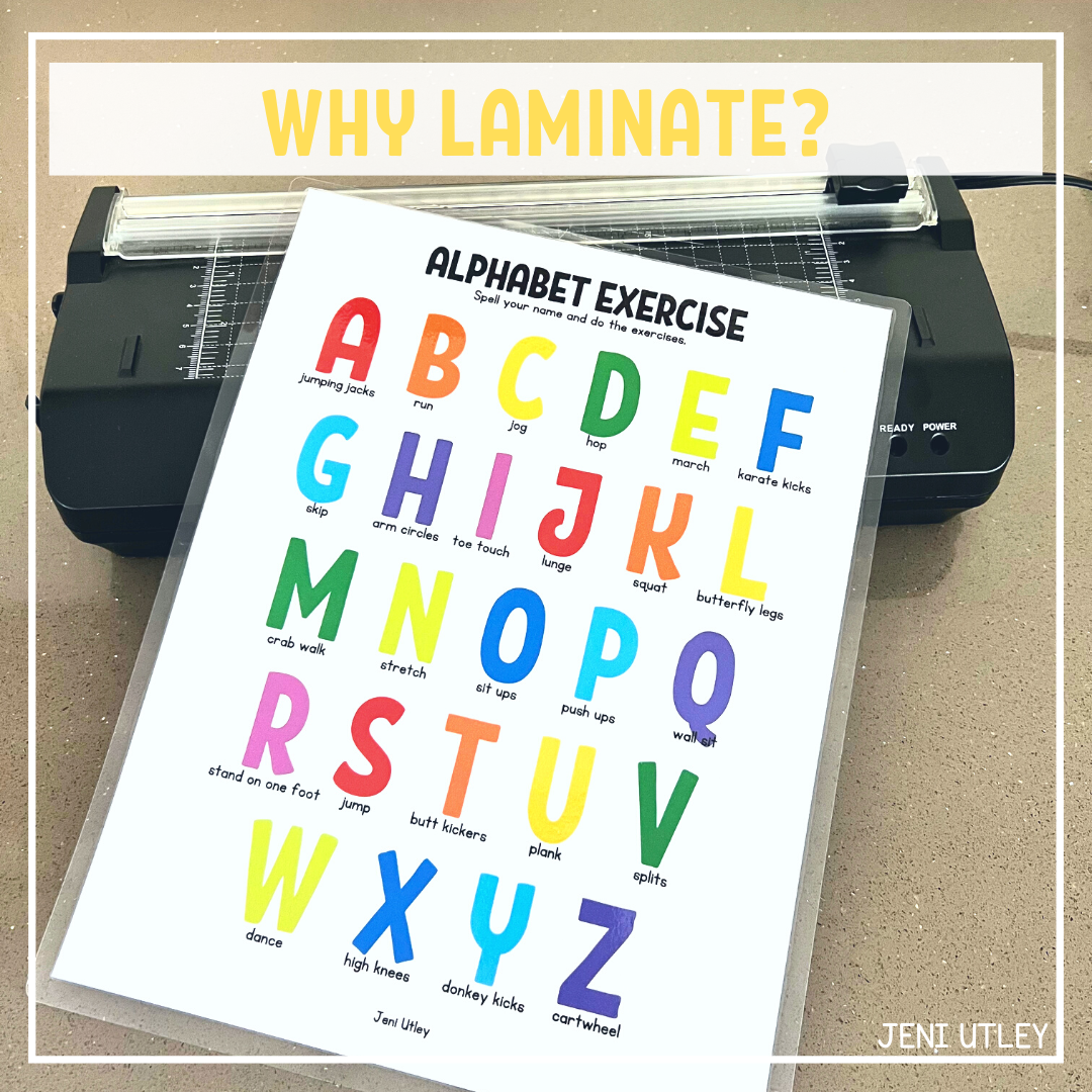 Laminate Your Way To Preschool Perfection A Homeschool Parent S Guide Jeni Utley