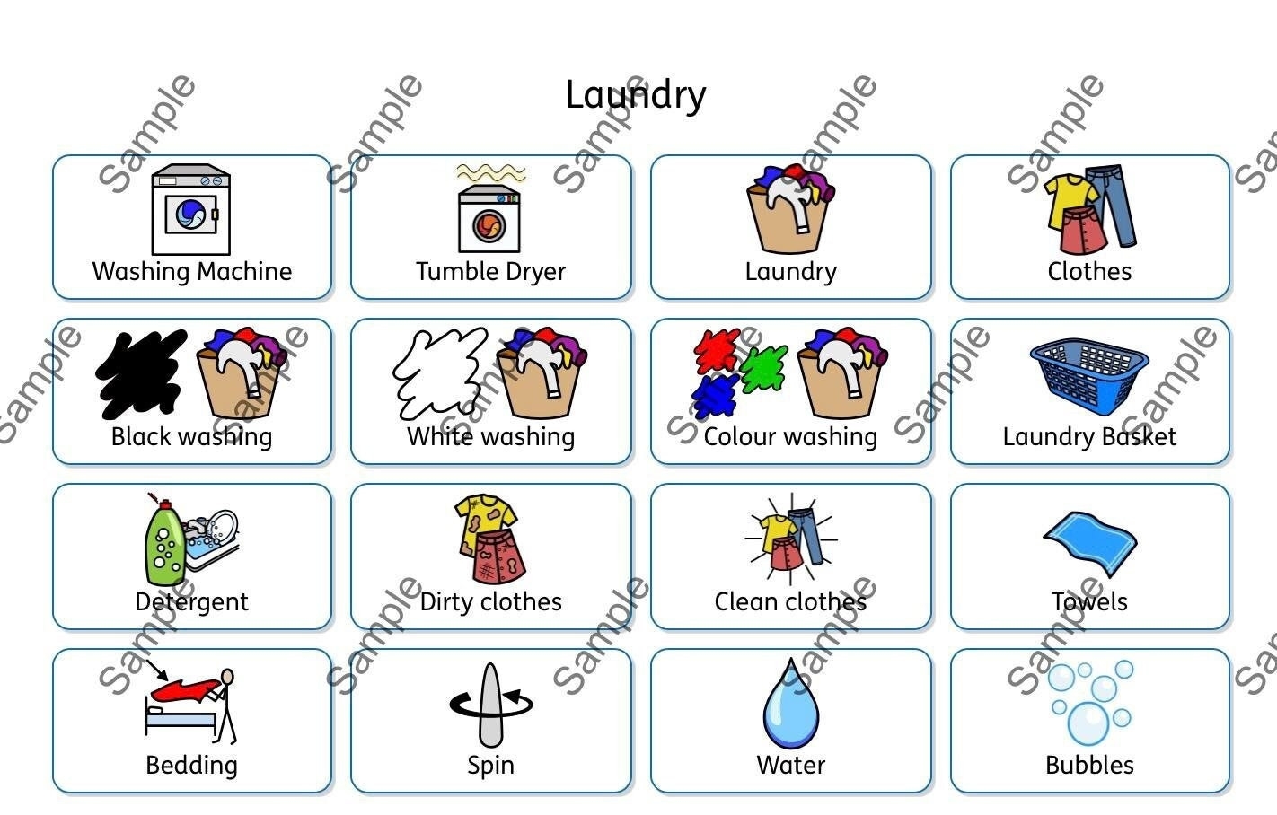 Life Skills Laundry Sort Dark Or Light Clip Cards Autism Special Education Etsy